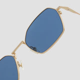 Detail shot of Tempo J. Gold-Real Blue Sunglasses