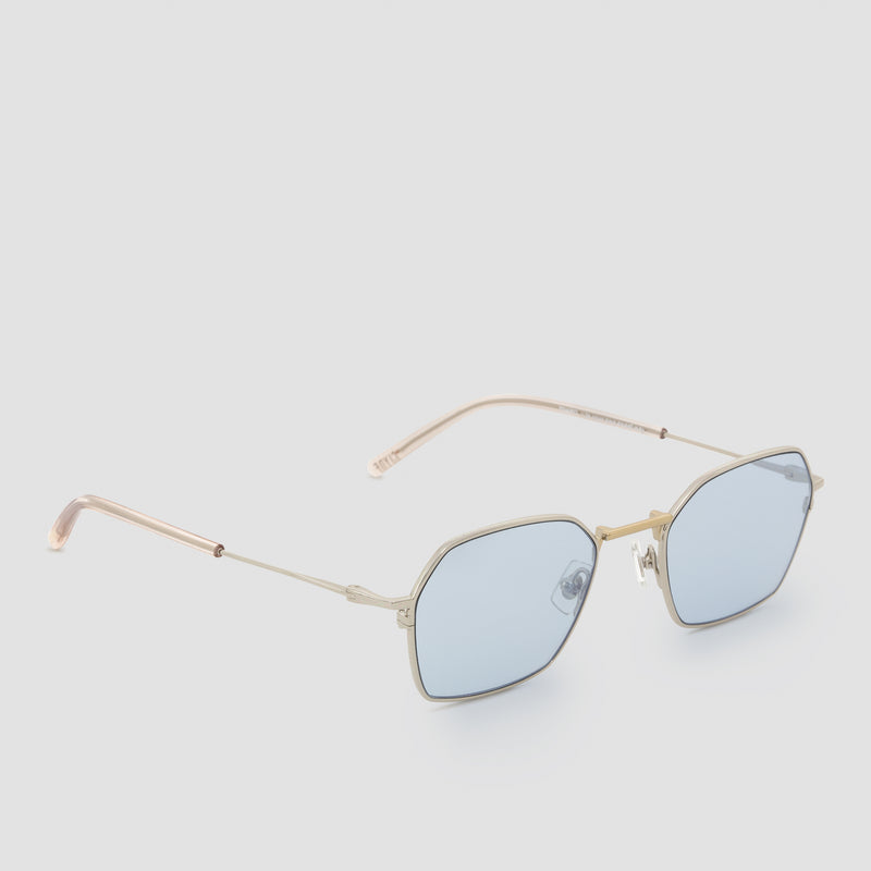 Quarter View of Tempo Mixed Alloy-Tian Blue Sunglasses